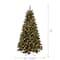 Sapin de Noël artificiel illuminé à aspect de pin Wimberley réaliste avec mini DEL blanc chaud de 7,5 pi d’Ashland